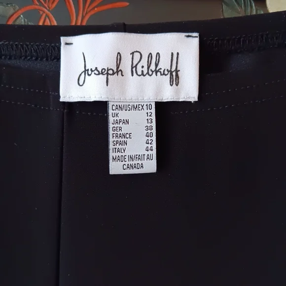Joseph Ribkoff Black Ruffle Flare Pants - Picture 4 of 6